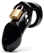 Black chastity cage