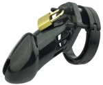 Black chastity cage