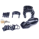 Black chastity cage