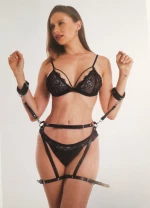 Belt&Handcuffs  Harness  System Eco Leather