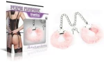 Pink Fluffy Leg Cuffs