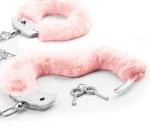 Pink Fluffy Leg Cuffs
