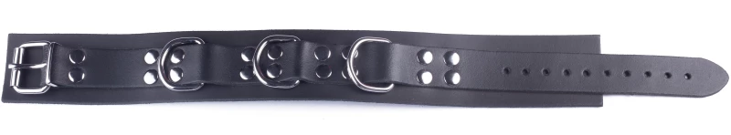 Δερμάτινο Κολάρο Ultra Black