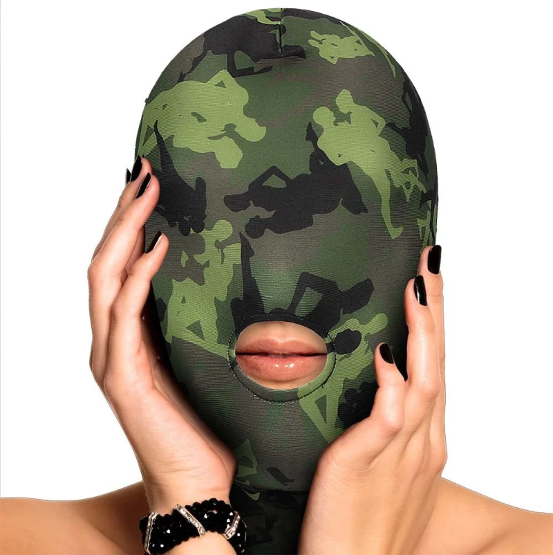 Μάσκα με Άνοιγμα Στόματος Army Theme
