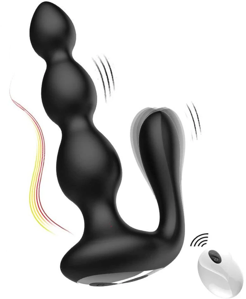 Remote Silicone Anal Beads