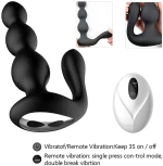Remote Silicone Anal Beads