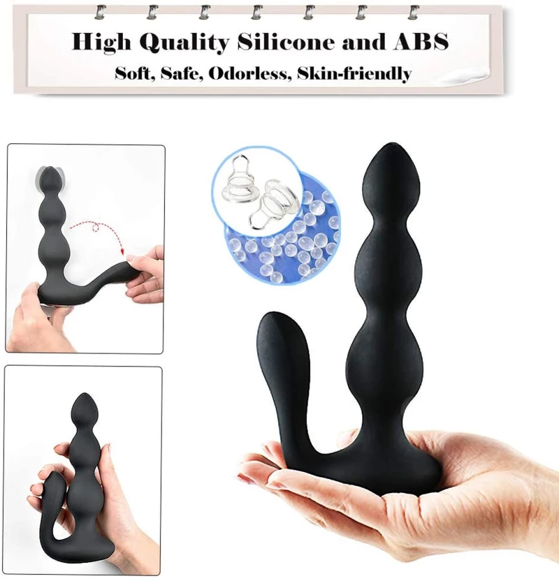 Remote Silicone Anal Beads