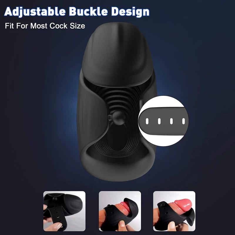Adjustable Wearable Penis Vibrator - Επαναφορτιζόμενο Ανδρικό Αυνανιστήρι
