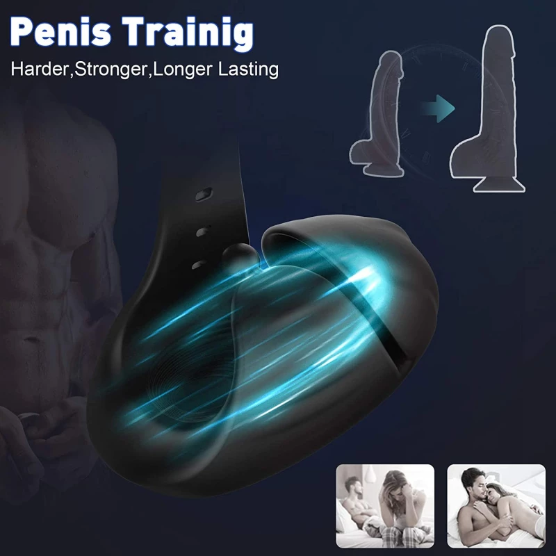 Adjustable Wearable Penis Vibrator - Επαναφορτιζόμενο Ανδρικό Αυνανιστήρι