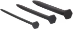 Silicone Screw Plug Set - Urethral Sounding - Black