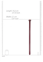 Ouch Halo - Thigh Cuffs - Burgundy