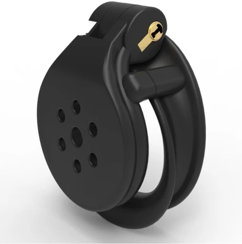 Κλουβί Πέους Flat Zone Chastity Cage 2.5 cm - Μαύρο