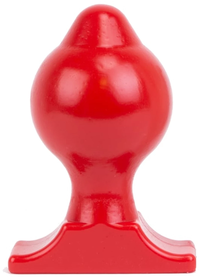 Κλασική Πρωκτική Σφήνα ABR74 Butt Plug 18 cm (Κόκκινη) - All Black