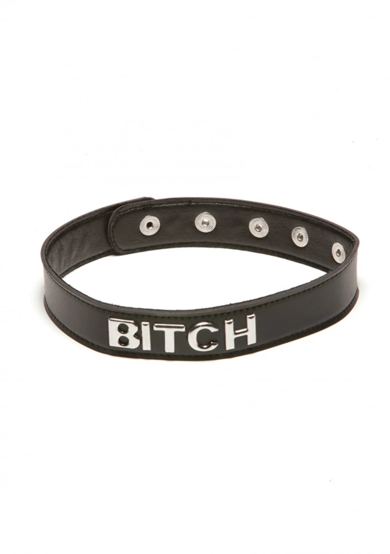 X-Play "bitch" collar - Black