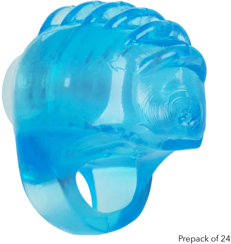 Calexotics - Vibrating Finger Teaser Blue