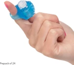 Calexotics - Vibrating Finger Teaser Blue