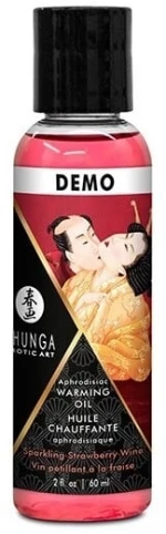 Shunga - Sparkling Strawberry Wine Massage Oil 60ml
