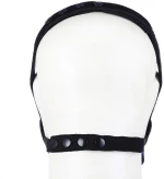 BDSM Μάσκα Σκυλάκι Neoprene με Φίμωτρο - Μαύρη