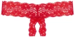 Underneath - Kyra Crotchless Thong Red