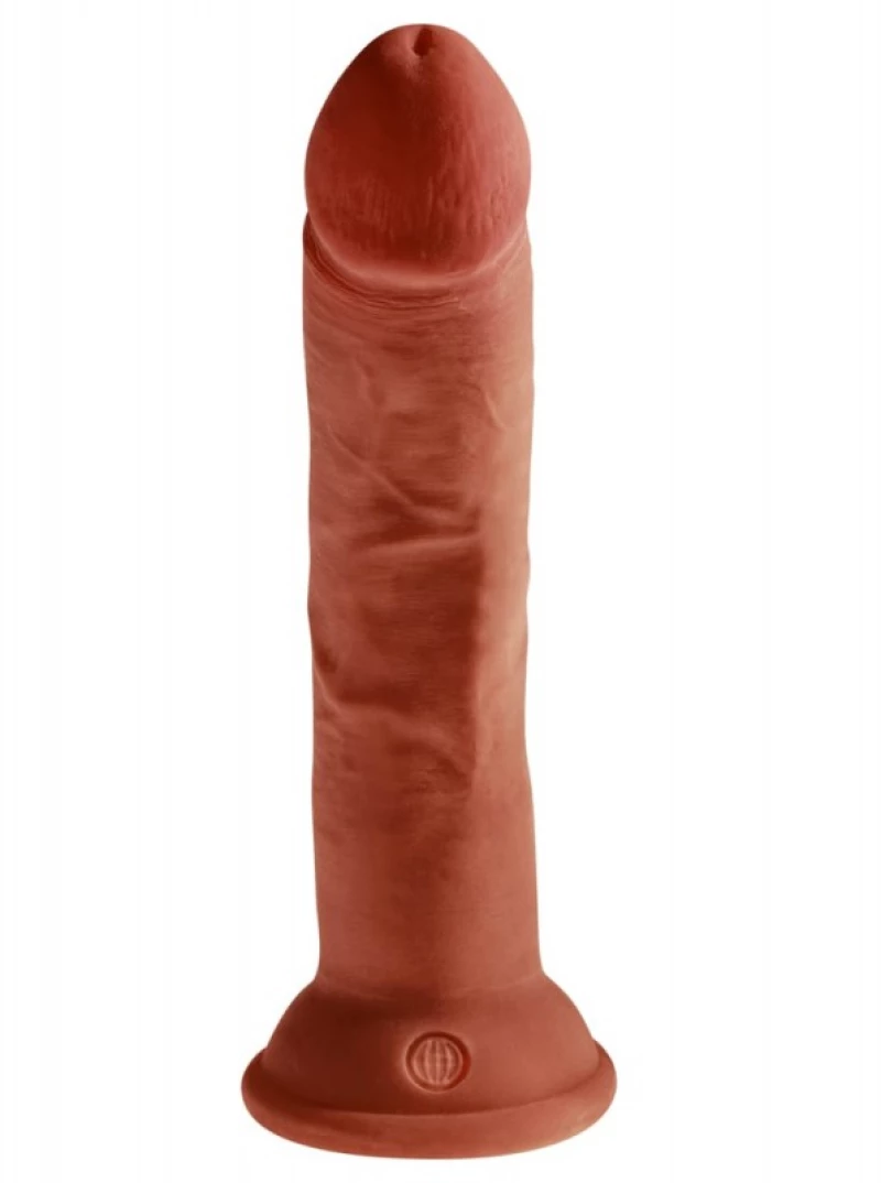 8" Triple Density Cock - Brown