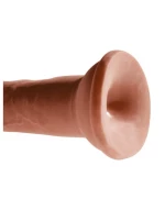 8" Triple Density Cock - Brown