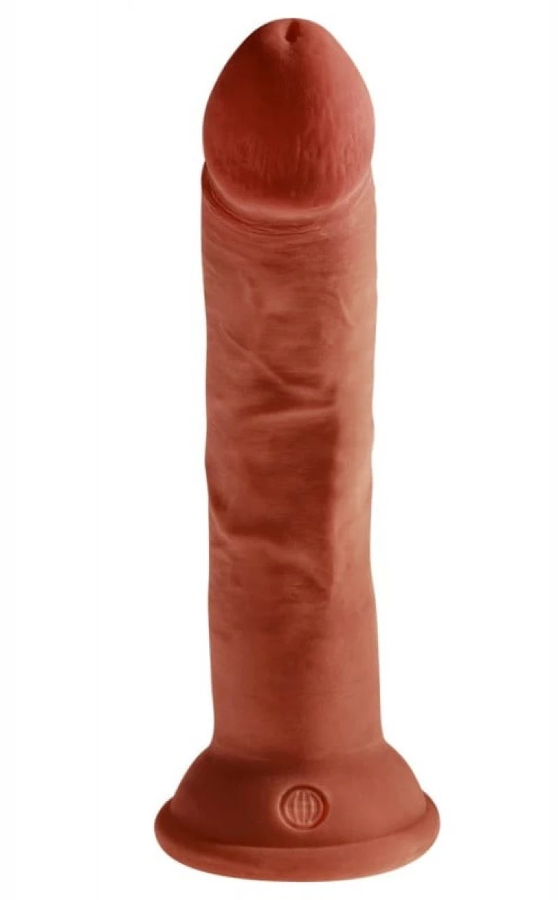 8" Triple Density Cock - Brown