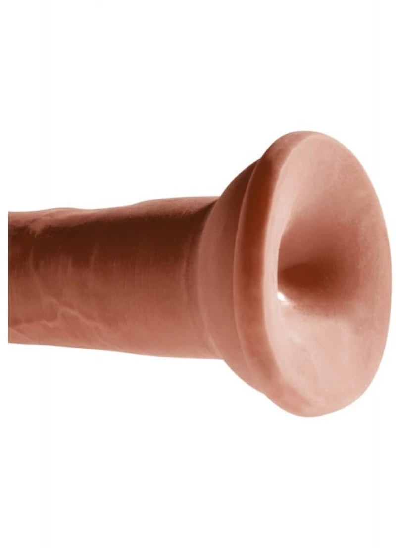 8" Triple Density Cock - Brown