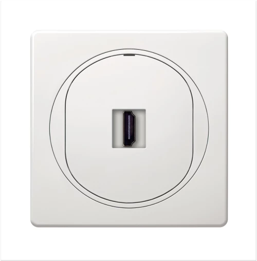 EON HDMI/HDMI socket Keystone, white