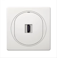 EON HDMI/HDMI socket Keystone, white