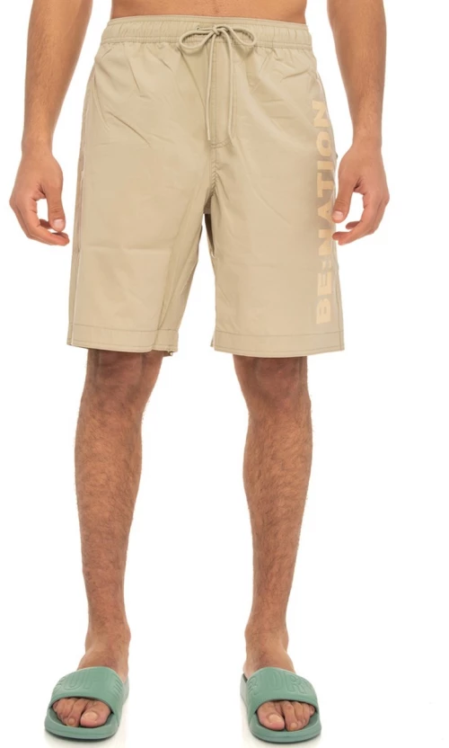 BE:NATION ESSENTIALS LONG LENGTH SWIMSHORT 03312311-13A BENATION ΠΡΑΣΙΝΟ