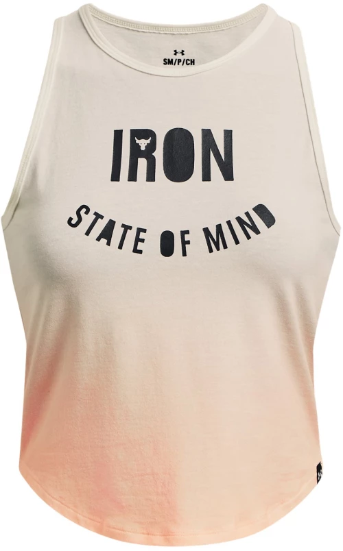 UA Pjt Rock Fashion Tank 1377450-130 UNDER ARMOUR Λευκό