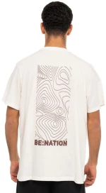 BE:NATION OVERSIZED GEO MAP S/S TEE 05312308-2A BENATION Λευκό