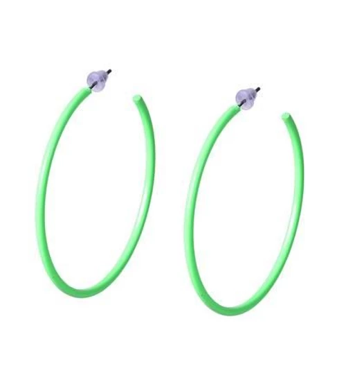 Neon Green Earrings