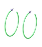 Neon Green Earrings