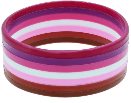 2.6cm Lesbian Silicon Bracelets