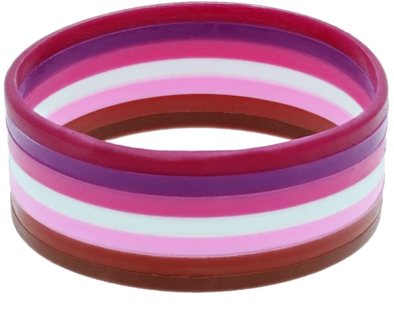 2.6cm Lesbian Silicon Bracelets