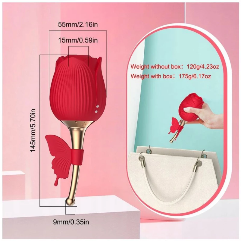 ROSE Clitoral Toy USB 10 function