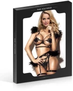 SET 3 PCS PLUMES Black