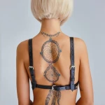 Σουτιέν Harness Dominatrix Eco Leather