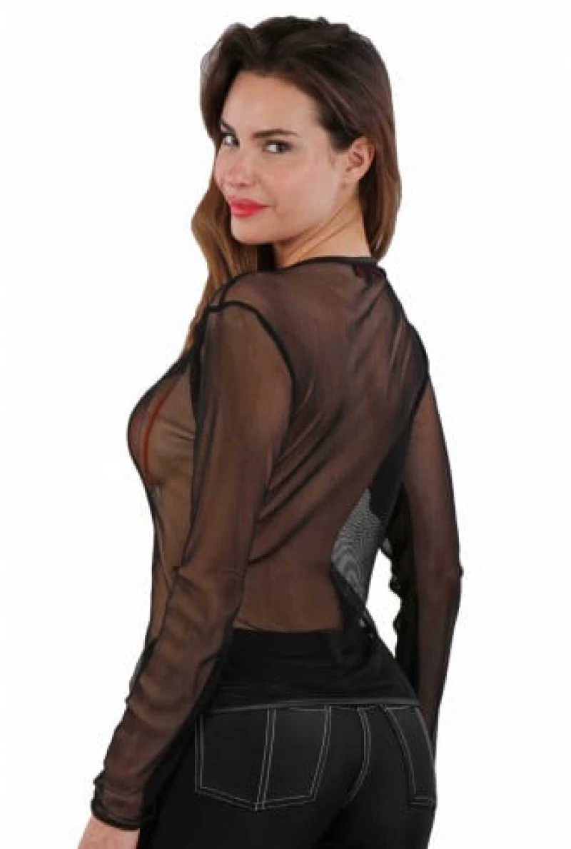 Fitted T-shirt Black