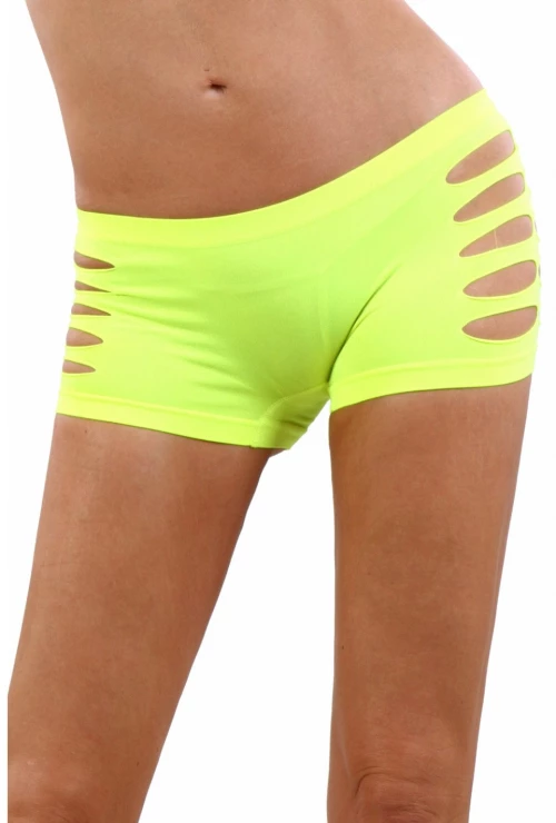 Fishnet Shorty Yellow
