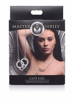 Cuff Her Handcuff Necklace - Silver
