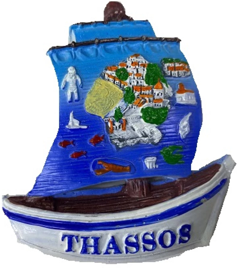 Tουριστικό μαγνητάκι Souvenir – Σετ 12pcs - Resin Magnet - 678132