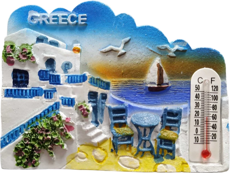 Tουριστικό μαγνητάκι Souvenir – Σετ 12pcs - Resin Magnet - 678252