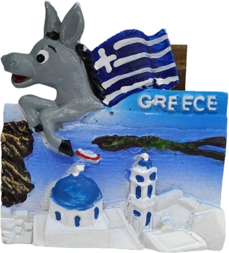 Tουριστικό μαγνητάκι Souvenir – Σετ 12pcs - Resin Magnet - 678213