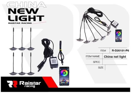 Σετ φωτισμού καμπίνας αυτοκινήτου LED - R-D20101-P6 - 110028