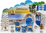 Tουριστικό μαγνητάκι Souvenir – Σετ 12pcs - Resin Magnet - 678253