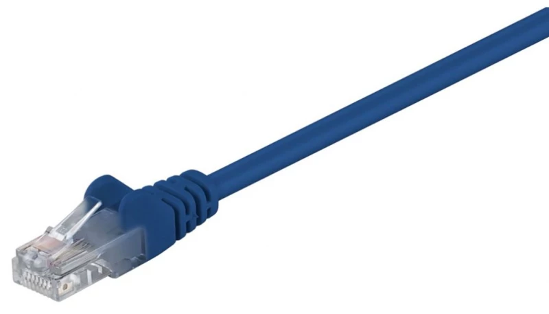 GΟOBAY καλώδιο UTP Cat 5e 68365, CCA, 27AWG, PVC, 3m, μπλε 68365