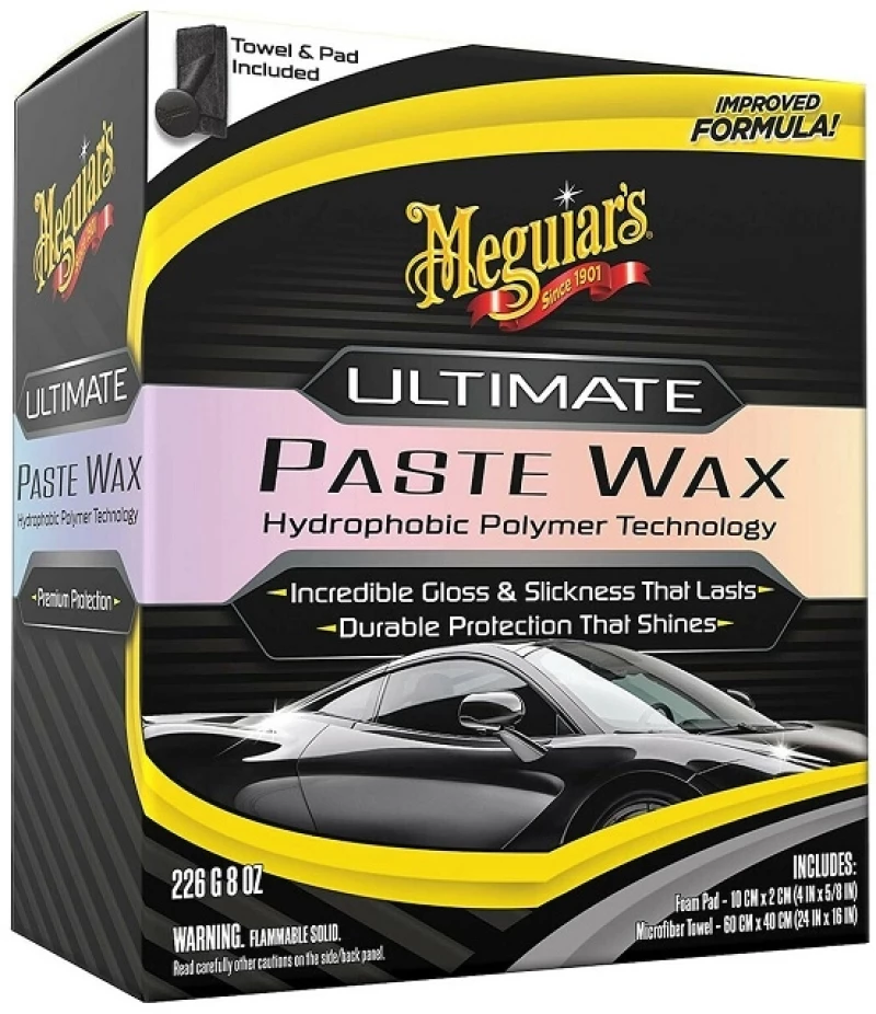 Meguiar\'s Πάστα Γυαλίσματος / Κερώματος για Αμάξωμα Ultimate Paste Wax 226ml G210608