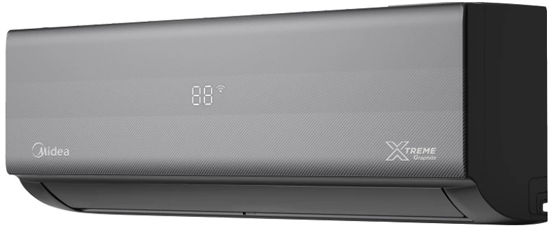 Midea Xtreme Graphite AG16Graph-12N8D0 Κλιματιστικό Τοίχου Inverter 12.000BTU A++/A+++